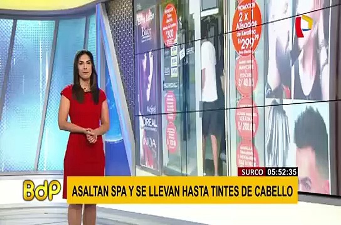 Surco: asaltan spa y se llevan hasta los tintes de cabello