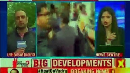 Robert Vadra Questioned at Enforcement Directorate Office | Priyanka Gandhi, Robert vadra, Rahul Gandhi | NEWSX