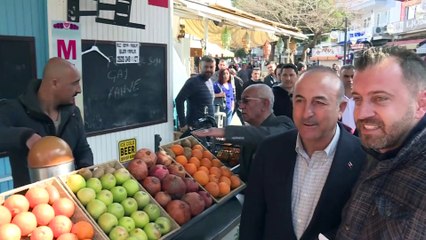 Çavuşoğlu, esnaf ziyaretinde bulundu - AYDIN