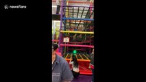 Texas woman learns the hard way that jungle gyms are for kids