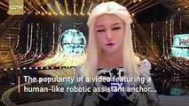 Robot anchor goes viral on China