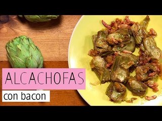 Alcachofas con bacon | RECETA FÁCIL