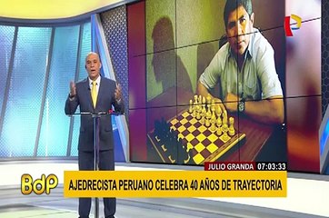 Julio Granda: ajedrecista peruano celebra 40 años de trayectoria