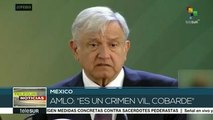 Presidente de México condena asesinato del líder social Samir Flores