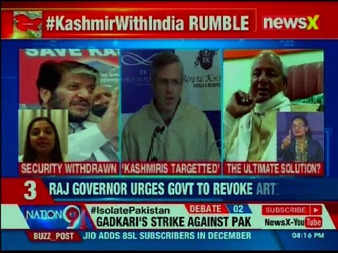 Omar Abdullah hits out at centre for separatists crackdown; J&K special status = alienation?