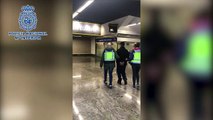 Detenido por agredir a su pareja en el Metro de Madrid 