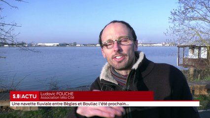 Le bac va être expérimenté dès cet été pour relier Bouliac et Bègles