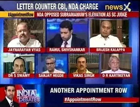 India Debates: Ex-sg fights NDA's charge