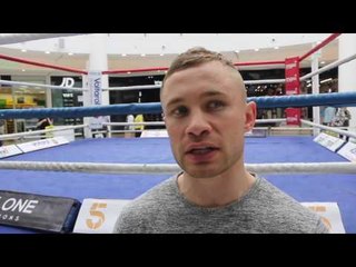 'I THINK THAT JOSH TAYLOR WILL MAKE OHARA DAVIES QUIT IN THE FIGHT' - SAYS CARL FRAMPTON