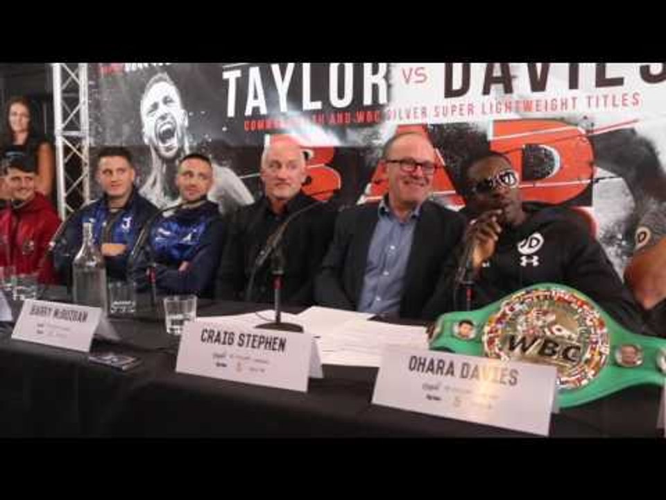 'SHUT YOUR DAMM MOUTH YOU BALD MAN!' - OHARA DAVIES EXCHANGES VERBALS WITH JOSH TAYLOR FANS