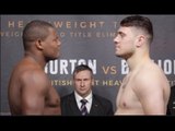 HEAVYWEIGHT! LUIS ORTIZ v DAVE ALLEN - OFFICIAL WEIGH IN & HEAD TO HEAD / JOSHUA v ORTIZ