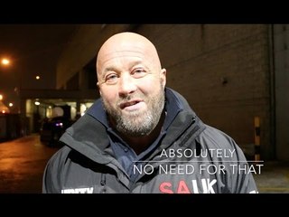 ABSOLUTELY NO NEED FOR THAT! - ANDY BROWN LIFTS THE LID ON FEUD WITH DAVID HAYE'S SECURITY 'DAVID'