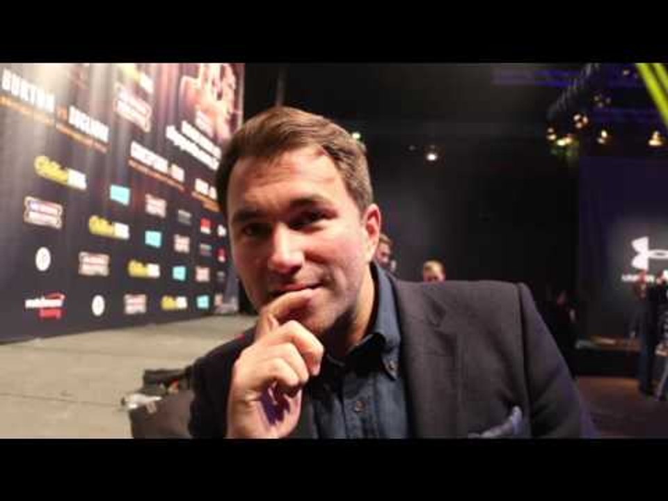 EDDIE HEARN IS 'VERY CONCERNED ABOUT DILLIAN WHYTE v DERECK CHISORA PRESSER' / DAVE ALLEN CAR CRASH