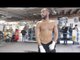 JAMES DEGALE STRETCHING & SHADOW BOXING FOR THE CAMERA'S / DeGALE v JACK