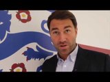 EDDIE HEARN TALKS ANTHONY JOSHUA v WLADIMIR KLITSCHKO, CHRIS EUBANK / ITV BOX-OFFICE & BROOK v KHAN?