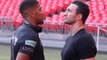 ANTHONY JOSHUA v WLADIMIR KLITSCHKO FACE OFF @ WEMBLEY! (PITCH-SIDE) / JOSHUA v KLITSCHKO