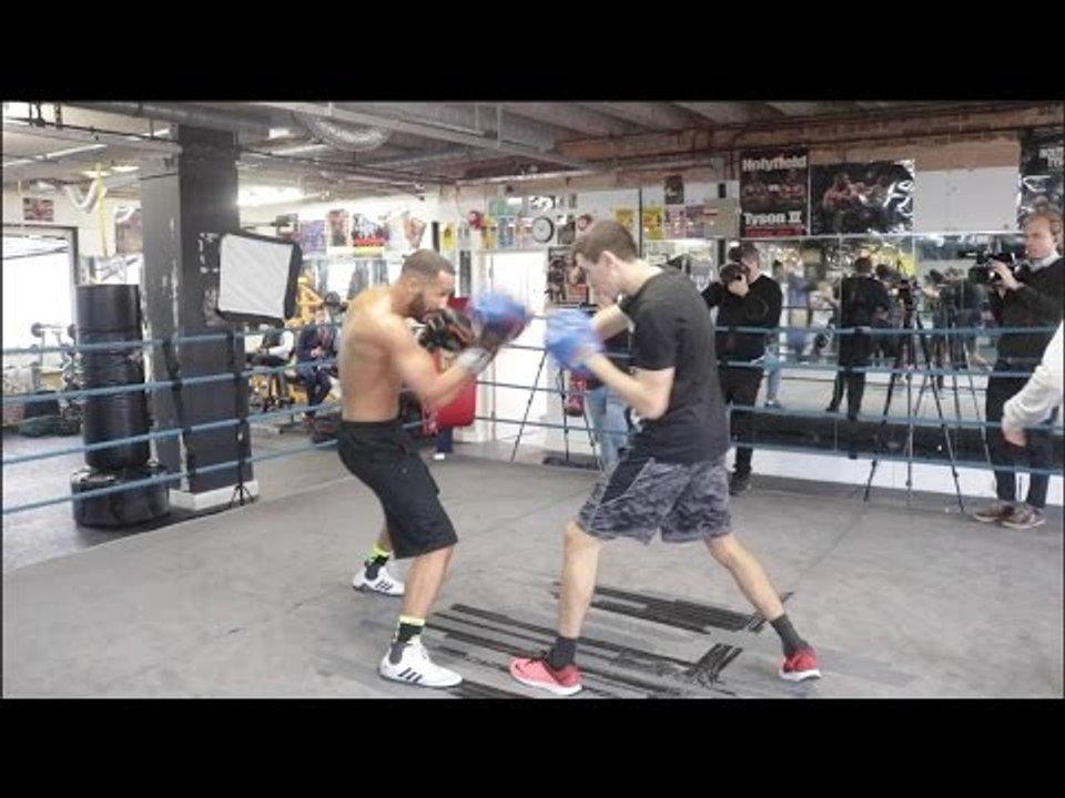 SPEED KILLS!! JAMES DeGALE SHOWS TREMENDOUS SPEED & POWER UNDER WATCHFUL EYE OF JIM McDONNELL