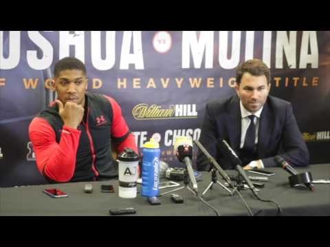 ANTHONY JOSHUA v ERIC MOLINA *FULL POST FIGHT PRESS CONFERENCE WITH EDDIE HEARN / JOSHUA v MOLINA