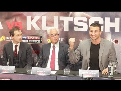 WLADIMIR KLITSCHKO - 'MY GOAL IS TO BECOME 3x HEAVYWEIGHT CHAMPION OF THE WORLD' /JOSHUA v KLITSCHKO