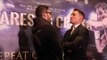 JORGE LINARES v ANTHONY CROLLA (II) - HEAD TO HEAD @ MANCHESTER PRESS CONFERENCE / LINARES v CROLLA