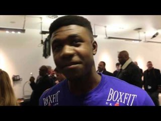 'I DON'T WANT TO BE KNOWN FOR JUST DOING WELL AGAINST EUBANK IN SPARRING' - LERRONE RICHARDS