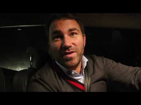 EDDIE HEARN ON THE ROAD - TALKS BROOK-KHAN SPLIT ISSUES, CROLLA-LINARES 2, ITV BOXING & BT/BOXNATION