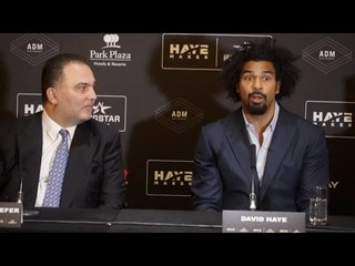 HAYEMAKER RINGSTAR IS BORN! - DAVID HAYE SIGNS NEW PROMOTIONAL PARTNERSHIP DEAL W/ RICHARD SCHAEFER