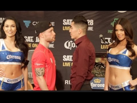 CARL FRAMPTON v LEO SANTA CRUZ - OFFICIAL HEAD TO HEAD @ MGM GRAND /FRAMPTON v SANTA CRUZ 2