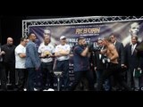 CONFIDENT MUCH CHRIS? - CHRIS EUBANK JR SMASHES PADS AFTER WEIGH-IN  - IN FRONT OF TEAM QUINLAN!