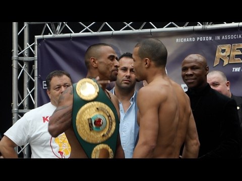 CHRIS EUBANK JR v RENOLD QUINLAN - COMPLETE & FULL WEIGH IN VIDEO / EUBANK JR v QUINLAN