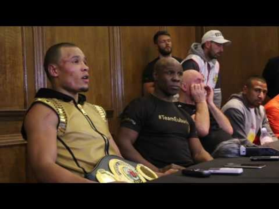 CHRIS EUBANK JR v RENOLD QUINLAN - POST FIGHT PRESS CONFERENCE (WITH CHRIS EUBANK SNR)