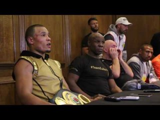 CHRIS EUBANK JR v RENOLD QUINLAN - POST FIGHT PRESS CONFERENCE (WITH CHRIS EUBANK SNR)