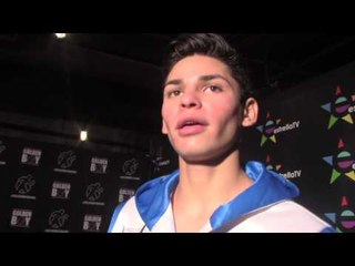 RISING HARD HITTING SENSATION RYAN GARCIA REACTS TO BRUTAL KO WIN OVER DEVON JONES {POST FIGHT}
