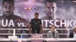 ANTHONY JOSHUA v WLADIMIR KLITSCHKO - COLOGNE (GERMANY) PRESS CONFERENCE / JOSHUA v KLITSCHKO