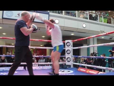 POWER OF THE WHITE RHINO! - DAVE ALLEN UNLEASHES ON THE PADS AHEAD OF LUKASZ RUSIEWICZ CLASH