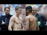 LUKE CAMPBELL v JARIO LOPEZ - OFFICIAL WEIGH-IN VIDEO (& HEAD TO HEAD) - FROM HULL
