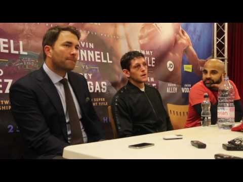 GAVIN McDONNELL v REY VARGAS - POST FIGHT PRESS CONFERENCE - WITH EDDIE HEARN & DAVE COLDWELL