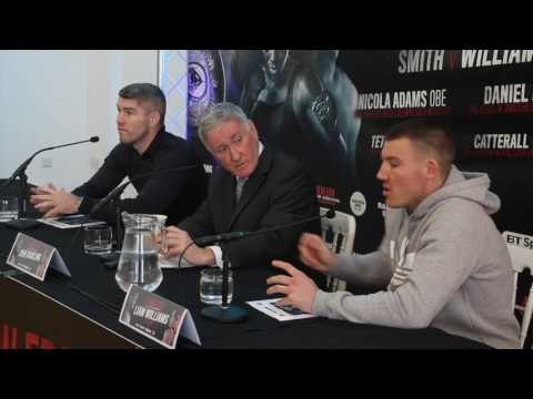 LIAM SMITH v LIAM WILLIAMS - **FULL & UNCUT** - LIVERPOOL PRESS CONFERENCE / SMITH v WILLIAMS