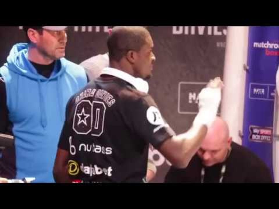 I GOT MY OWN TUNES! - OHARA DAVIES OFFICIAL PUBLIC WORKOUT INCLUDES PADS / HAYE v BELLEW