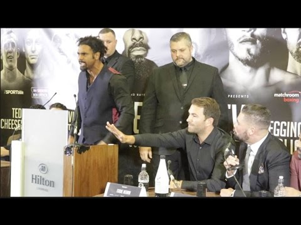 INTENSE!! DAVID HAYE V TONY BELLEW - *FULL* PRESS CONFERENCE- EDDIE HEARN, DAVIES & MATHEWS