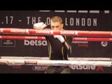 LEE SELBY OFFICIAL PUBLIC WORKOUT @ O2 ARENA W/ TRAINER TONY BORG / HAYE v  BELLEW