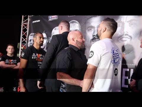 INTENSE AS FU*K! - DAVID HAYE v TONY BELLEW HEAD-TO-HEAD @ FINAL PRESSER (w/ CHISORA COMMENTARY!)
