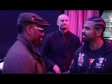 'NONE OF THIS TIPPY TAP SHIT! I WANNA SEE A FIGHT' - DERECK CHISORA BUMPS INTO DAVID HAYE