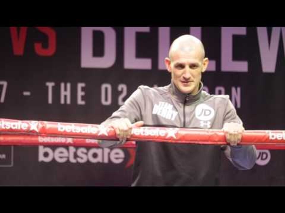DERRY MATHEWS  - OFFICIAL PUBLIC WORKOUT @ o2 AREN, LONDON / HAYE v BELLEW