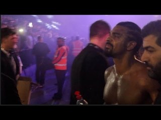 DISTRAUGHT! DAVID HAYE CARRIED BY TEAM OUT OF VENUE AFTER DEVASTATING DEFEAT TO TONY BELLEW