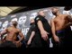 FAN TAUNTS DAVID HAYE DURING TONY BELLEW WEIGH-IN AND IS REMOVED BY SECURITY AT 02 / HAYE v BELLEW