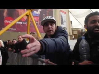 *EXPLICIT LANGUAGE* CRAZY BOXING FAN GOES ON X-RATED RANT AGAINST HAYE TO OTHER FANS & ADAM SMITH