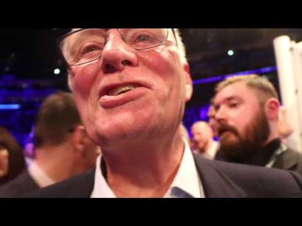 BARRY HEARN LEFT OVER-JOYED AS HE REACTS TO TONY BELLEW'S BRILLIANT TKO WIN OVER DAVID HAYE