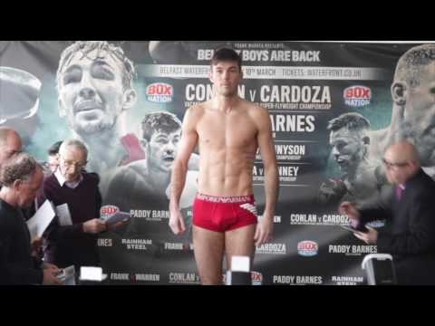 JAMES TENNYSON v DECLAN GERAGHTY - OFFICIAL WEIGH IN & HEAD TO HEAD / BELFAST BOYS ARE BACK