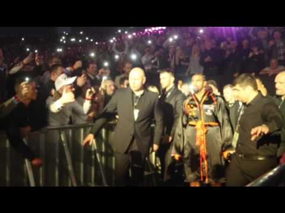 DAVID HAYE FULL RING WALK v TONY BELLEW  AT THE 02 / HAYE v BELLEW